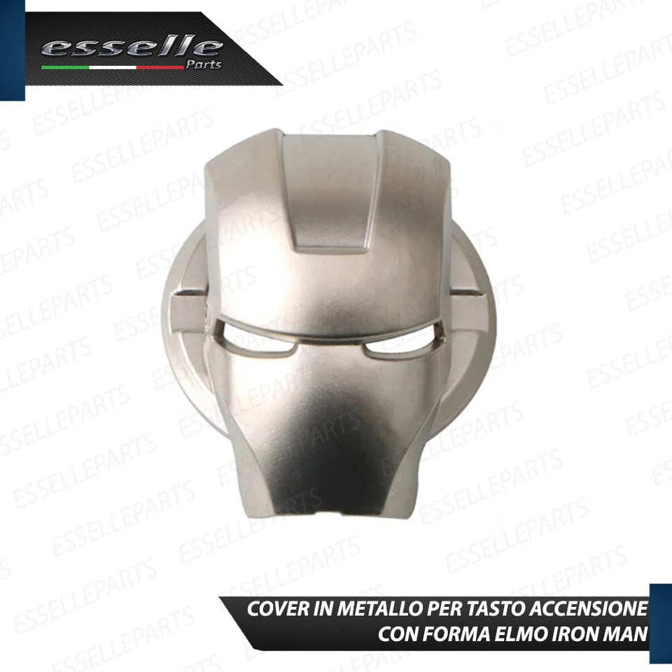 COVER PULSANTE TASTO ACCENSIONE PER SUBARU SOLTERRA FORMA ELMO IRON MAN - Immagine 3 di 4