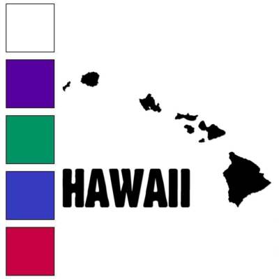 FUNKY FRIDAY ステッカー 　in　Hawaii FUNKY FRIDAY ステッカー in Hawaii FUNKY FRIDAY ステッカー in