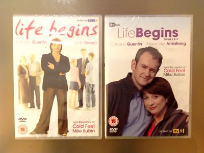 LIFE BEGINS DVD - COMPLETE SERIES 1 2 & 3 - CAROLINE QUENTIN - NEW  