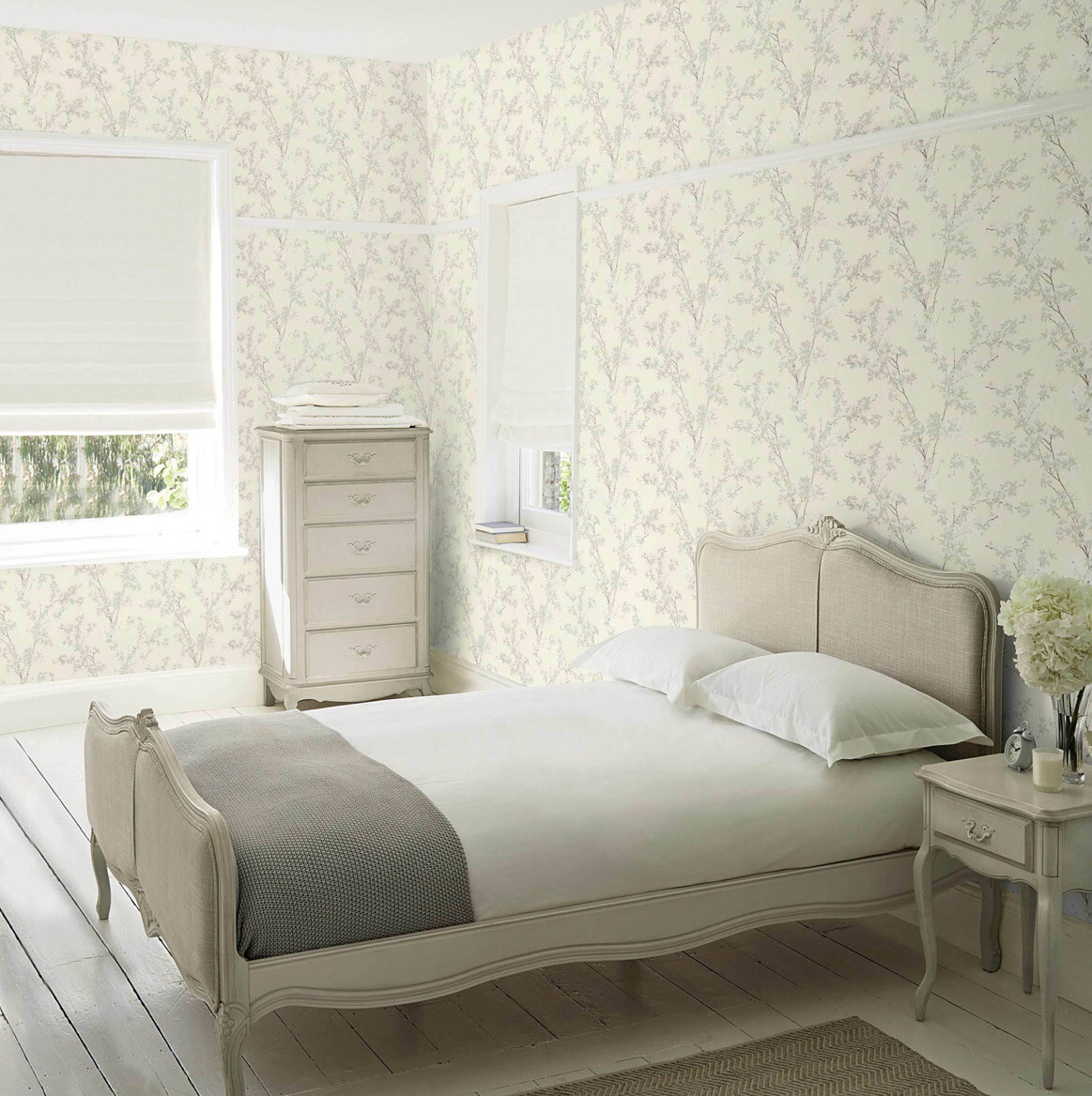 Laura Ashley Forsythia Natural Wallpaper, Same Batch, Price Per