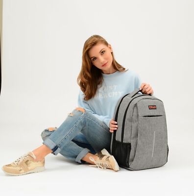Opack Backpack Anti-Theft Waterproof USB Charge Port 15'' Laptop Multi-functional