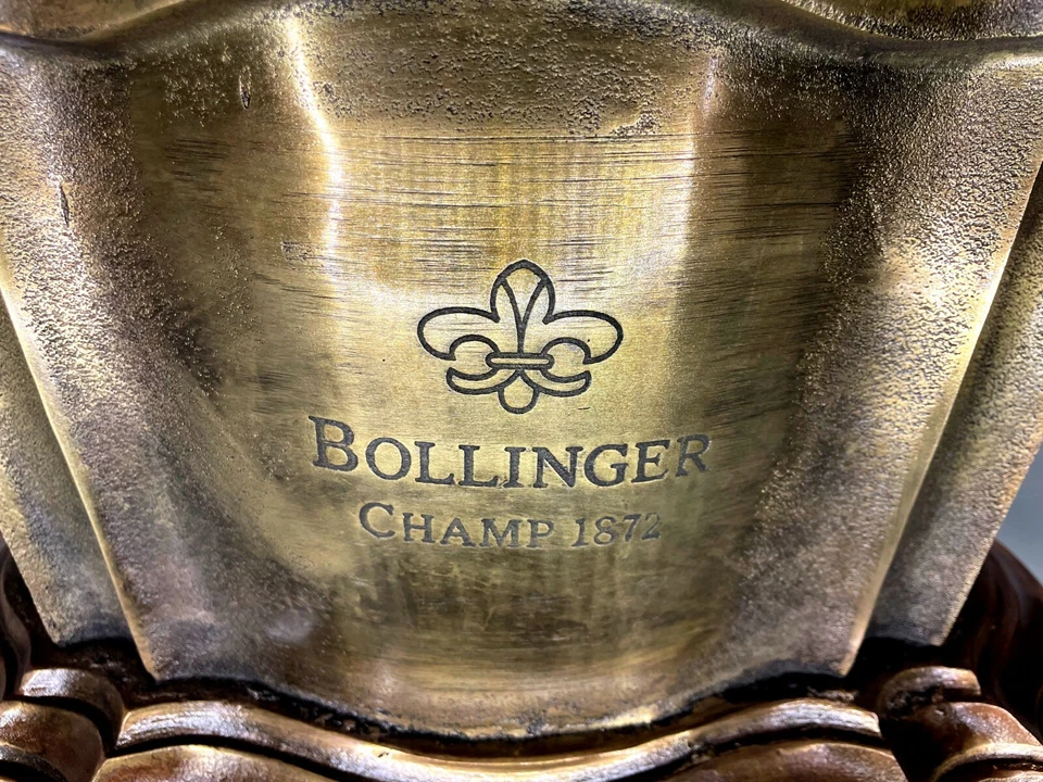 Antiguo enfriador de vino Bollinger champán 1872 TROFEO PARA GANADORES CUBO DE HIELO Foto 3 de 4
