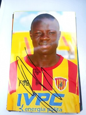 Signiertes Foto Raman Chibsah Benevento Calcio NEU 
