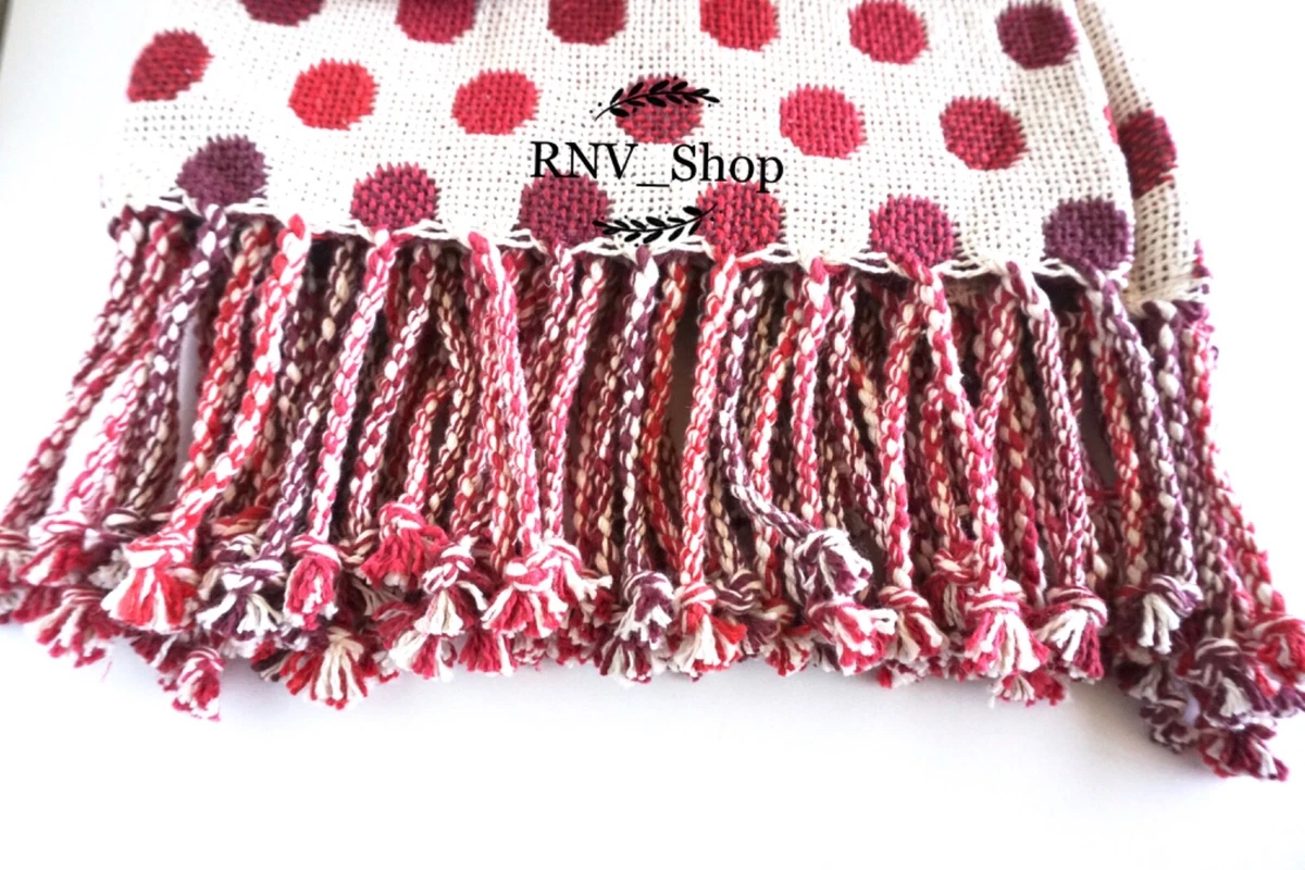 Red polka dot blanket sale