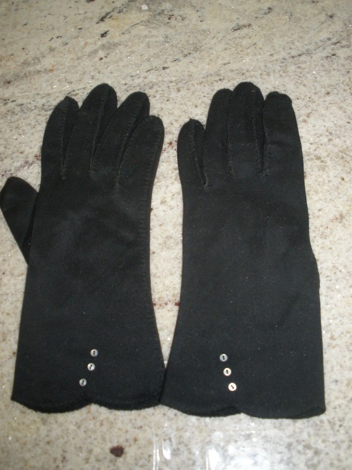 Women's Black Driving Gloves Gem