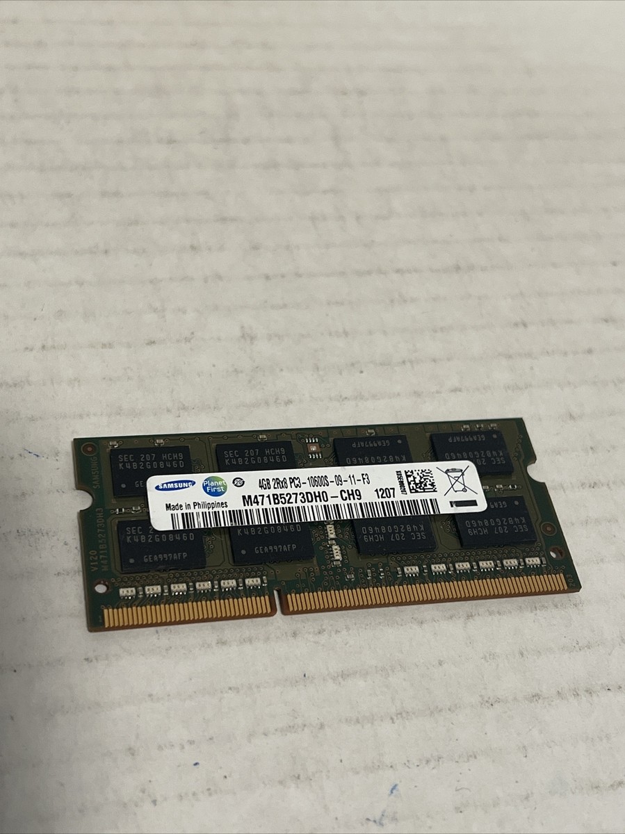 Samsung 4GB SO-DIMM DDR3 Memory (M471B5273DH0-CH9) Untested