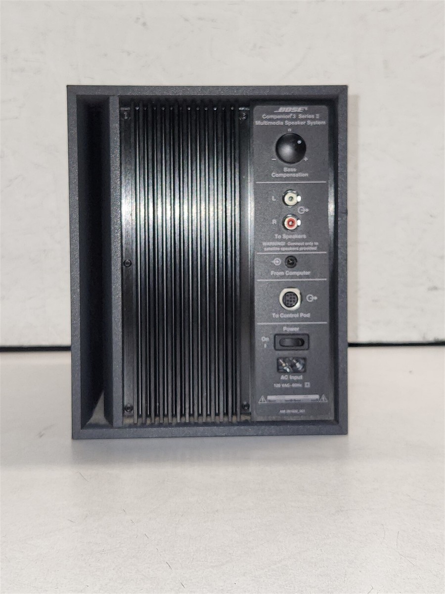BOSE COMPANION 3 SERIES II MULTIMEDIA SPEAKER SYSTEM SUBWOOFER