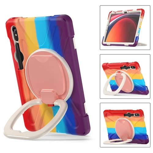 For Samsung Galaxy Tab S9 Ultra S9 Plus S8 Rotating Shockproof Carry Tablet Case - 第 68/89 張圖片
