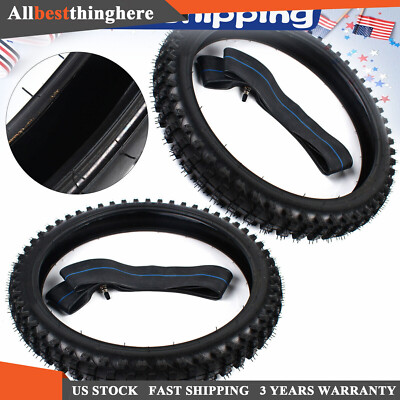 #ad #ad 70 100 19 amp; 90 100 16 Front Rear TireTube Set For Honda Dirt Bike KX100 CRF150 $125.10
