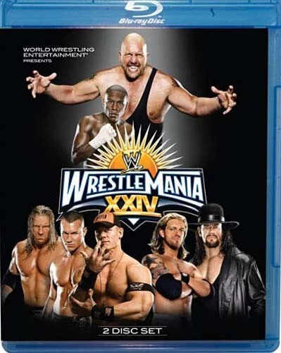 WWE WRESTLEMANIA 24 XXIV BLU RAY BLU RAY
