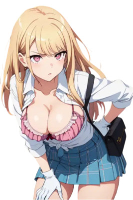 Marin Kitagawa My Dress Up Darling Waifu Weatherproof Anime Sticker 6'' Car Decal