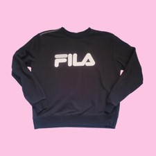 Black Vintage Pre-owned Fila Sweater