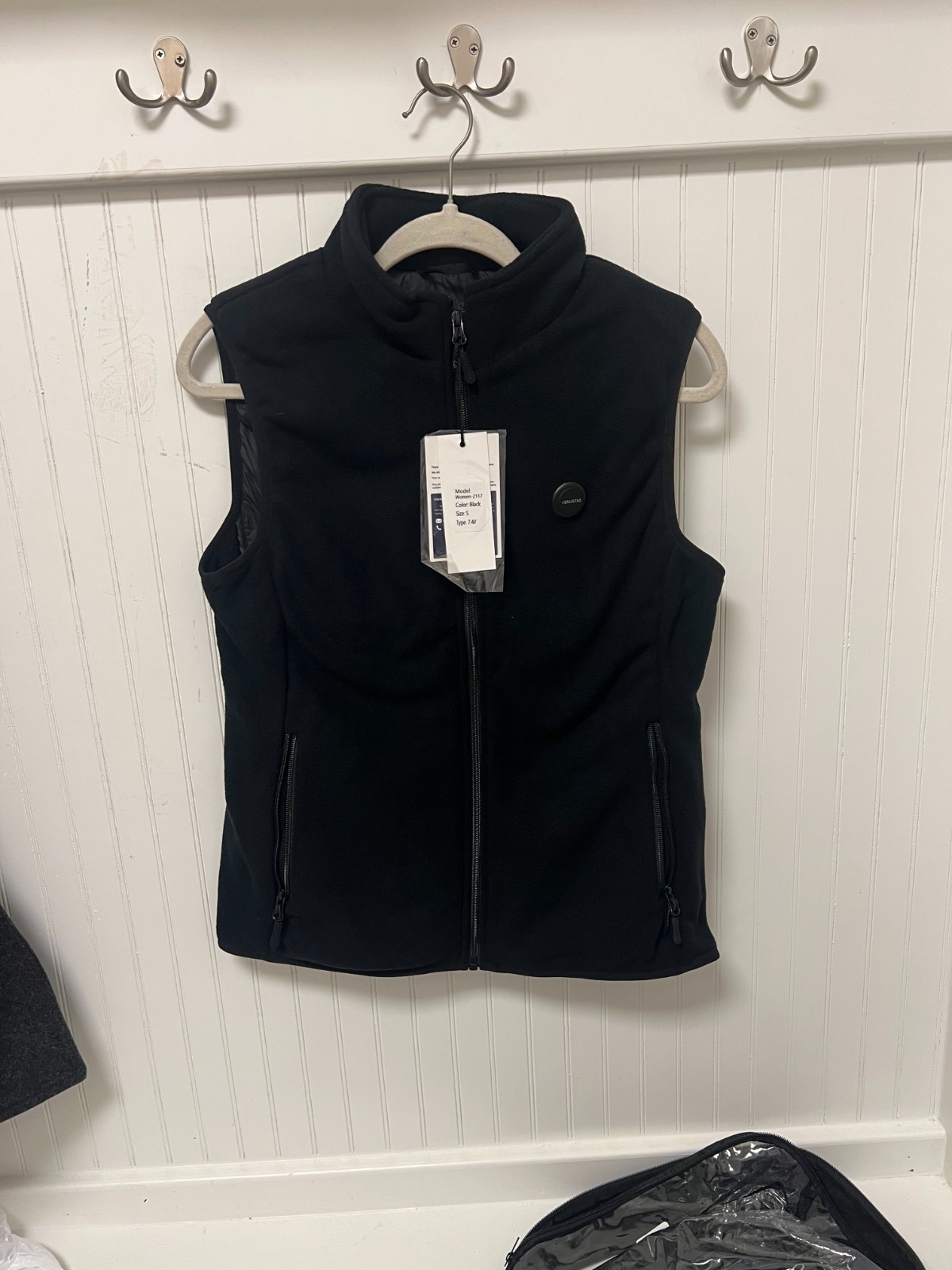 Venustas Heated Fleece Vest Womens S Jacket With Battery Pack