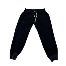 Figs Technical Collection Black Jogger Scrub Pants Size Medium Drawstring