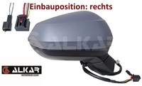 Alkar 9042777 AußEnspiegel Rechts Spiegel AußEn FüR Audi