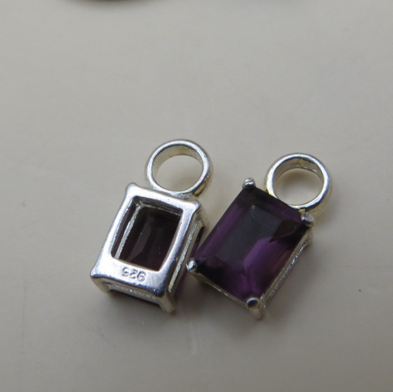 Changeable Multi-Gemstone Dangles Sterling Silver… - image 9