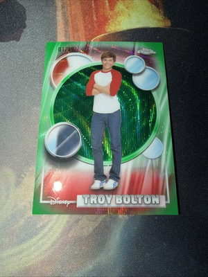 #ad Troy Bolton 182 GREEN WAVE 01 99 BOOK END Disney Topps Chrome 2026 $75.00