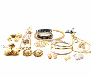 Designer Costume Jewelry Mixed Lot including Chanel C. Dior M 84