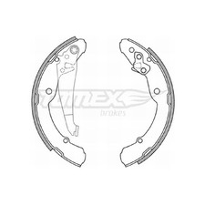 Bremsbacken-Satz hinten für Skoda Roomster 5J7 5J | 917454