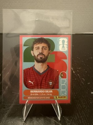 Bernardo Silva Panini FIFA World Cup 2026 Sticker Fuchsia COSTCO EXCLUSIVE