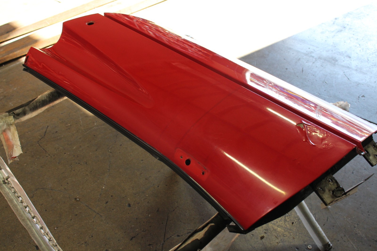 Ferrari 308, LH, Left, Front Door Shell, Bubbling Paint, Used, P/N 61201600