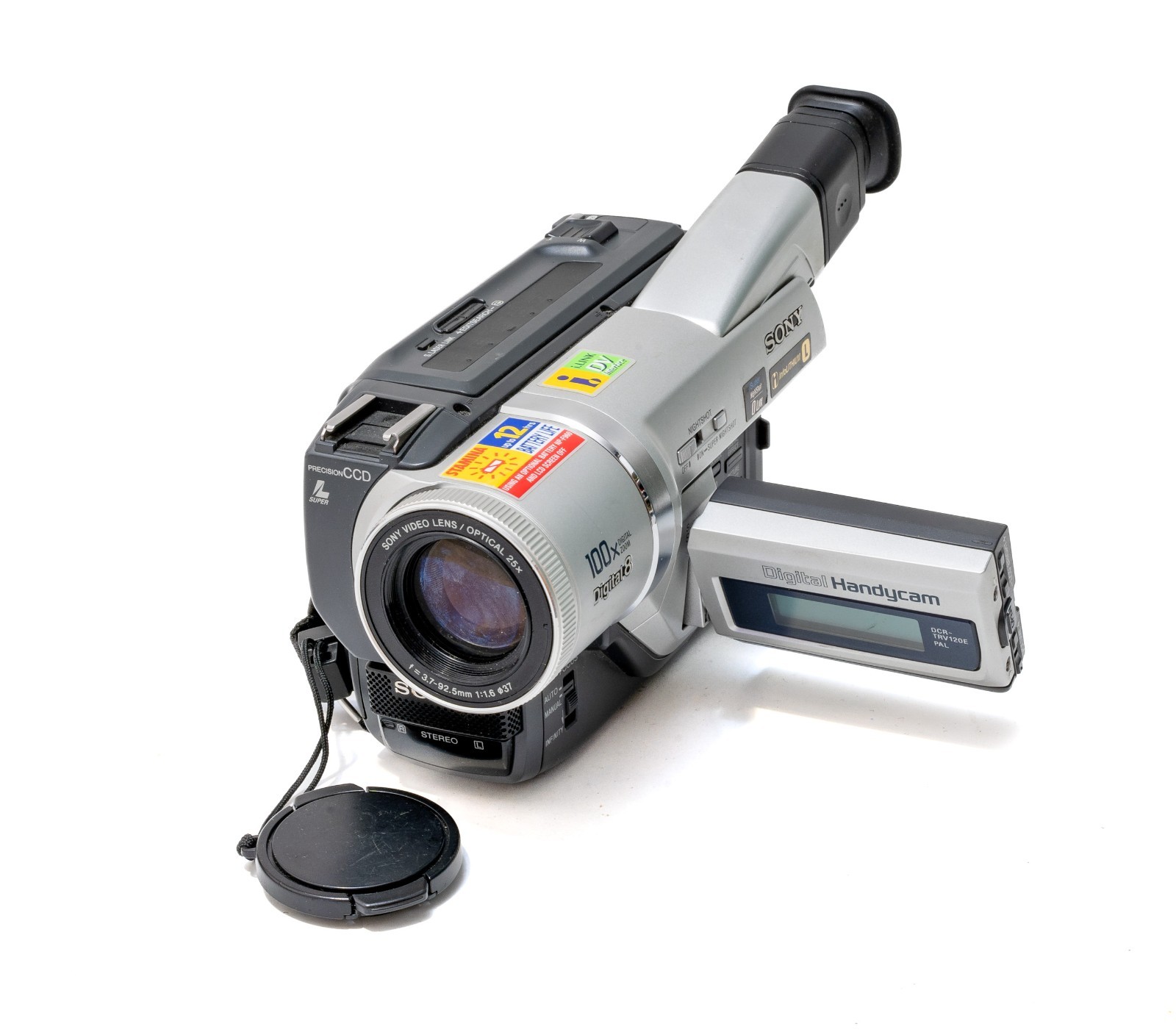 Videocamera Sony Digital Handycam DCR-TRV120E AL 8mm Video8 Hi8 Digital8