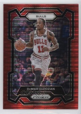 2023-24 Panini Prizm Red Seismic Prizm 21/299 DeMar DeRozan #36 11f0