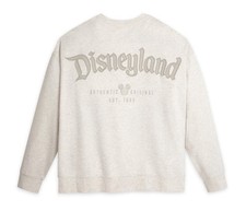 Disney Parks - DISNEYLAND Logo - Embroidered Pullover Sweatshirt - M