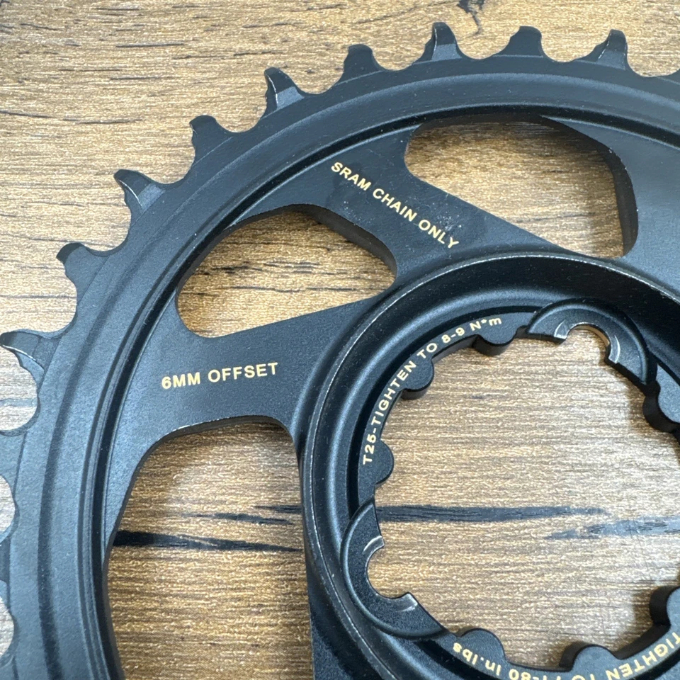 SRAM Eagle Gold 32T 6MM Offset X-Sync2 MTB Chainring 12 Speed NEW/NOS - Image 4 of 4