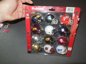 big 12 football toy helmets Mini All 18 NCAA BIG TEN