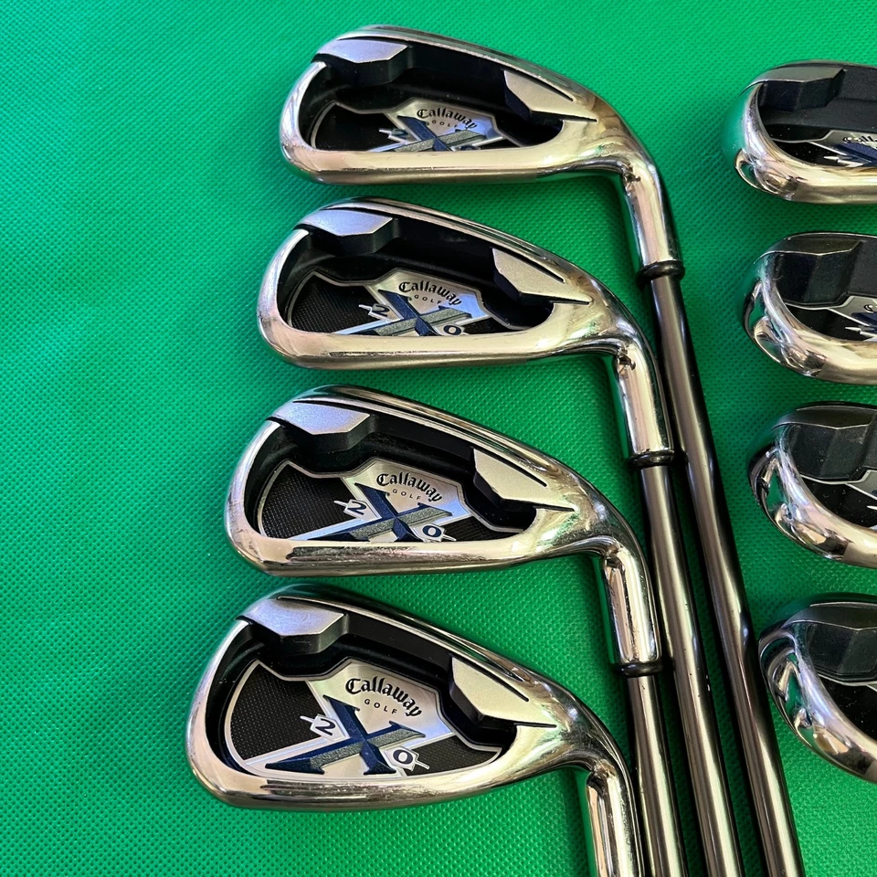 Callaway X-20 X20 Iron set 8pcs 5-Sw X Series 60i Flex R Regular Golf Clubs - Image 3 of 4