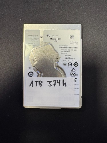 Seagate Mobile ST1000LM035 1TB 5.4K 128MB SATA III 2.5'' Festplatte ST1000LM035