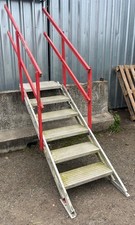 AdjustaStairs Portable Temporary Aluminium Truck Lorry Trailer Access Stairs TF6