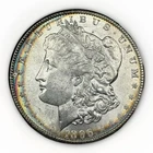 1896 P $1 Morgan Silver Dollar Choice BU UNC Uncirculated Nice Rainbow Toning!!