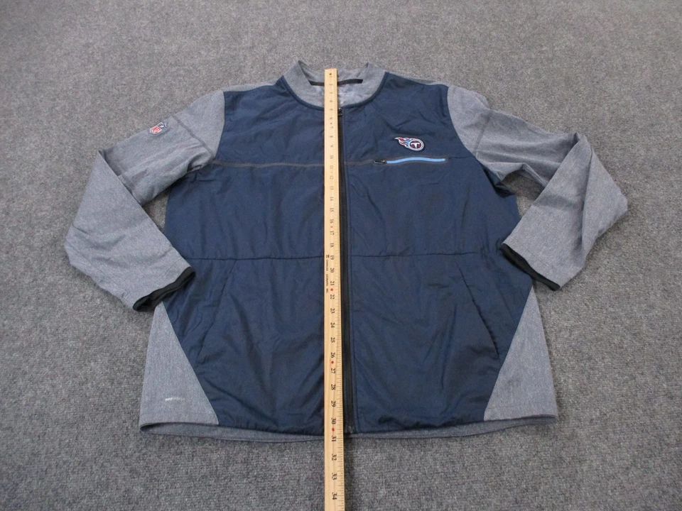 Tennessee Titans Jacket Mens XL Puffer Football NFL Nike Shield Sport Onfield - Image 3 of 4