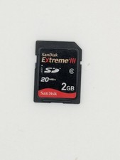 SanDisk 2 GB Extreme III SD Secure Digital Memory Card Grade A SDSDX3-2048-901