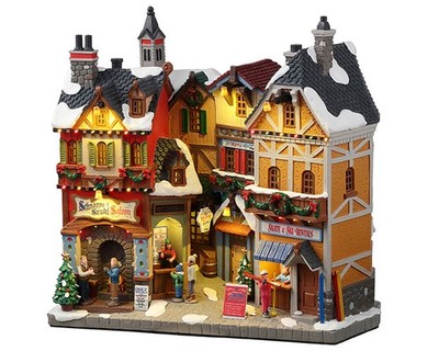 Lemax Alpine Winter Shops Facade 25869