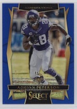 2016 Panini Select Concourse Blue Prizm /149 Adrian Peterson #36 0u9w