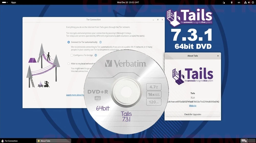 TAILS 7.3.1 64bit DVD