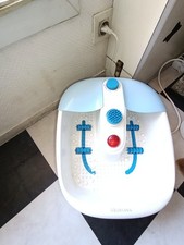 Appareil de massage Bain de pieds massant 60 W blanc/bleu 1,8 L vibration