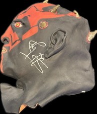 Ray Park Vintage Signed Darth Maul Star Wars EP 1 Latex Mask