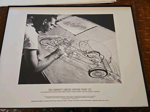 Rex Burnett Hot Rod Illustrations 6 Prints Box Set Rodders Journal Limited Ed