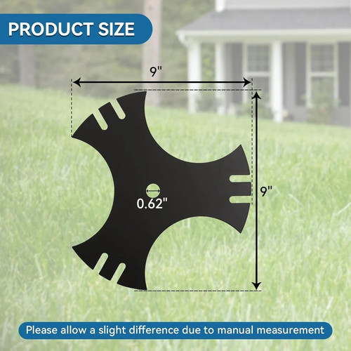 Hoja de borde 781-0748 781-0748-0637 para cortadora de césped Craftsman Troy-Bilt MTD - 3-Si - Imagen 4 de 5