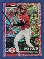 2026 Topps Series 1 Will Benson Pink Holofoil #171 Cincinnati Reds