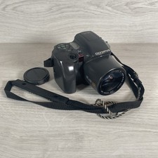 Olympus IS-100 Film Bridge Camera 28-110MM Lens Intelligent Flash Battery Tested