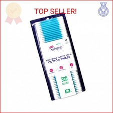 Swisspers Hot Colored Swab-500 ct Color May Vary
