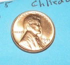 1955 D   CHOICE RED UNCIRCULATED   WHEAT CENT  #1
