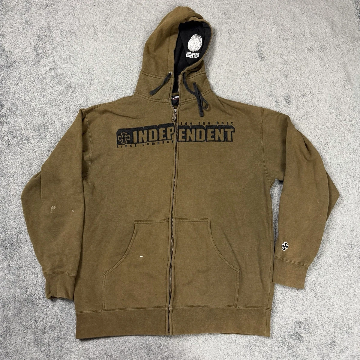INDEPENDENT アイアンクロス ZIP HOODIE ヴィンテージ Independent Skateboarding Hoodies for Men for Sale - Shop Men's