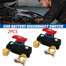 Universal Battery Disconnect Switch 12v 24v Cut Off Isolator For Cars Rv 2pcs