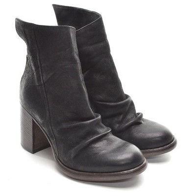 Ladies Ernesto Dolani $415 Nora Ankle Boot 35 / 5 Black Leather Shoes New in Box